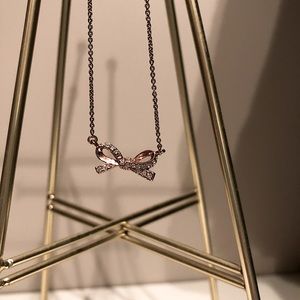 Kate Spade Rose Gold Bowtie Necklace